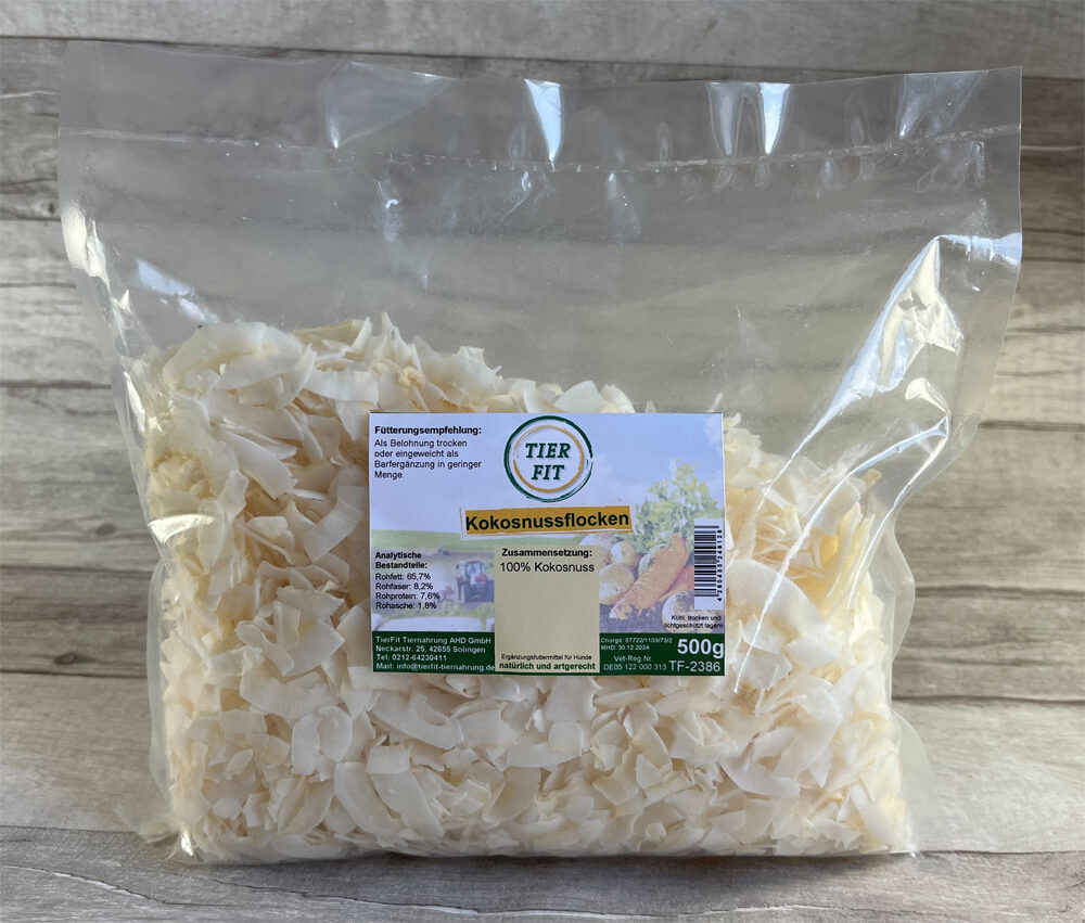 TierFit Kokosnussflocken