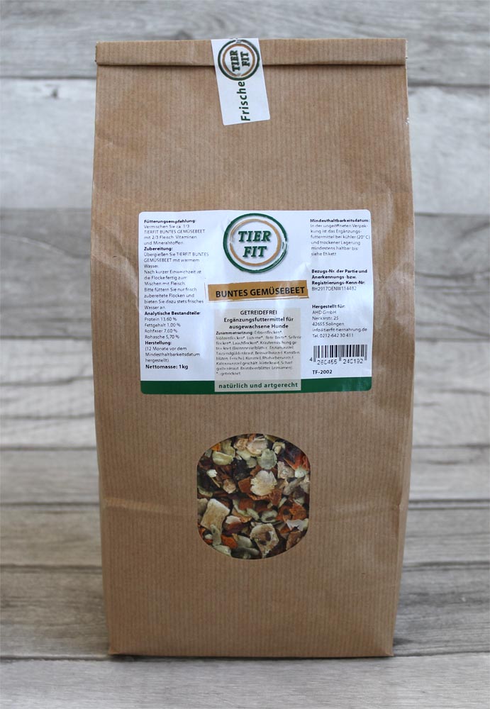TierFit buntes Gemüsebeet getreidefrei