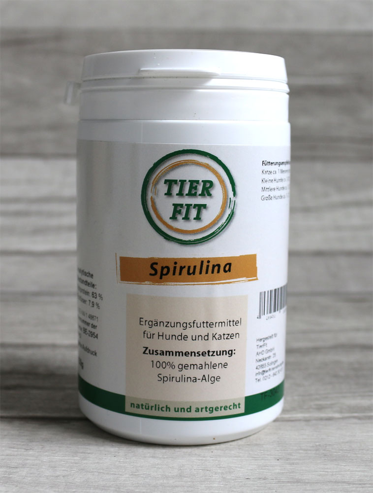 TierFit Spirulina gemahlene Alge