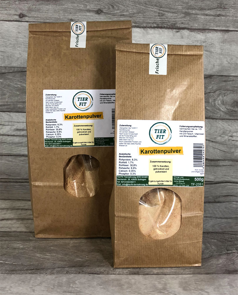 TierFit Karottenpulver
