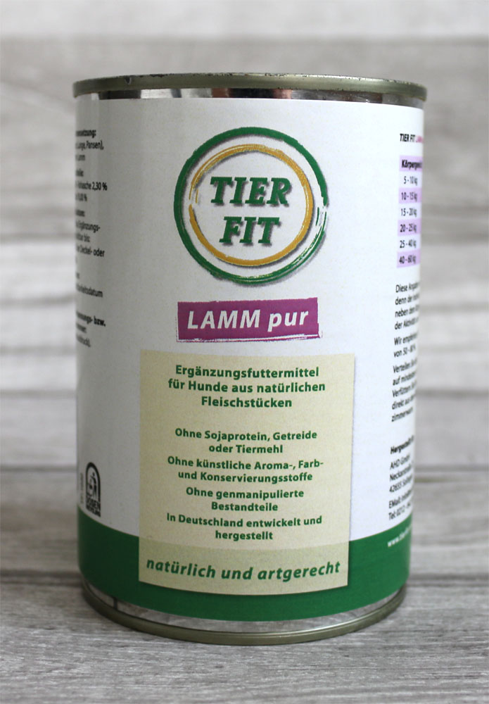 TierFit Fleisch pur Lamm